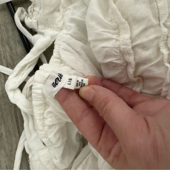 Aerie size large White Crochet Top Dress - Picture 3 of 8